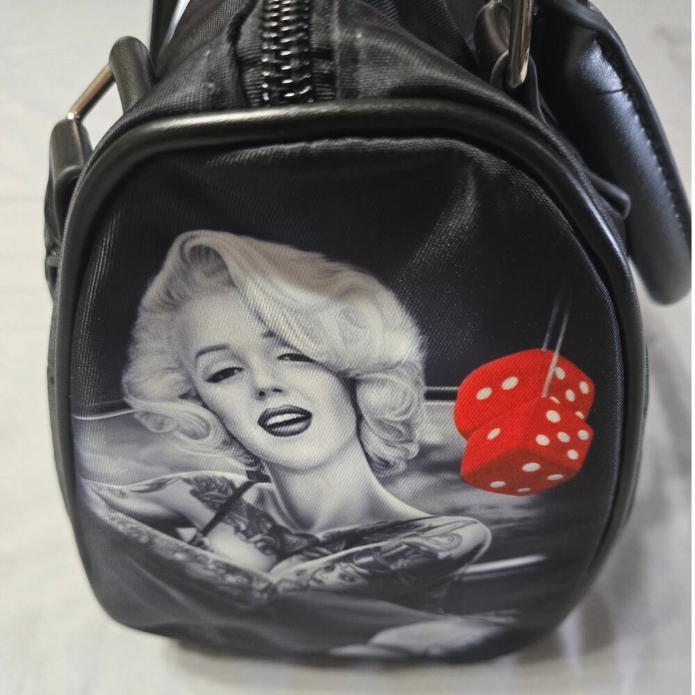 DGA David Gonzales Art Marilyn Monroe "Smile Now" Satchel Handbag Purse - Picture 5 of 8